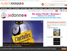 Tablet Screenshot of isere.planetekiosque.com